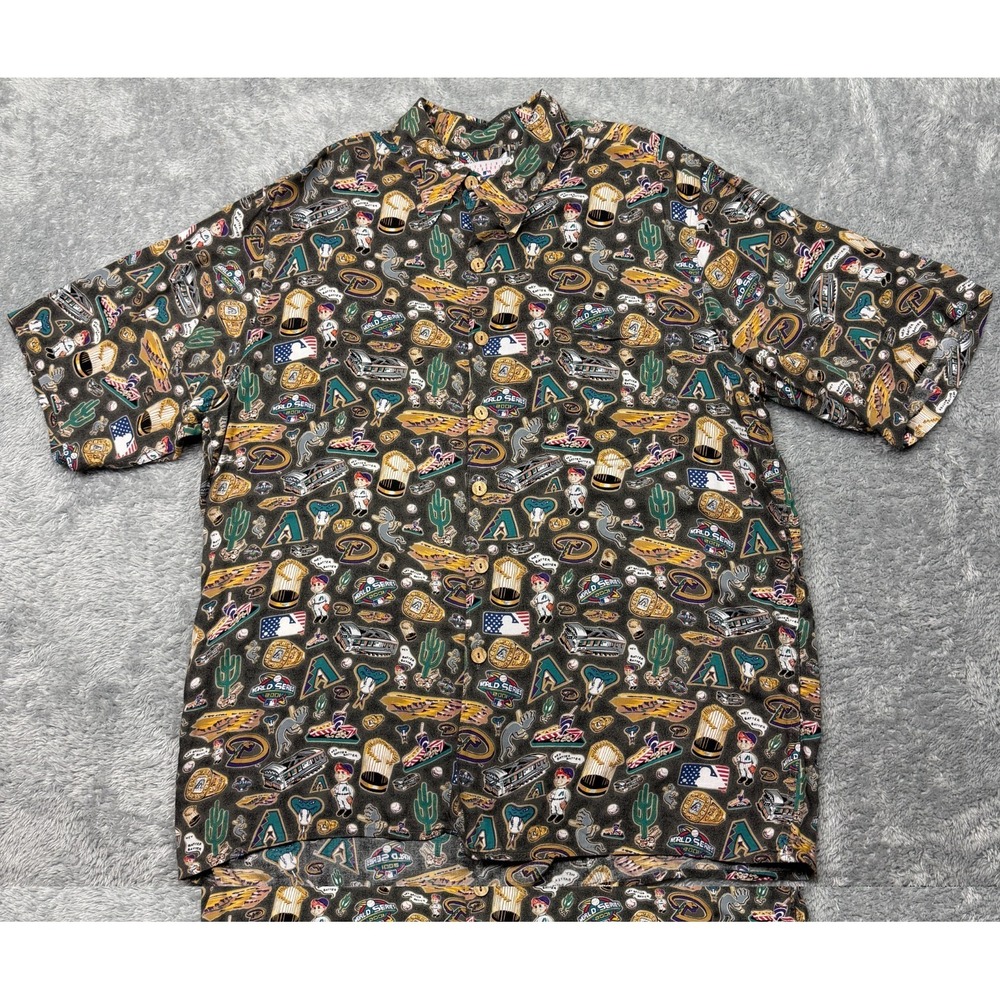 Reyn Spooner Arizona Diamondbacks 2001 World Series Champions Shirt Multicolor M